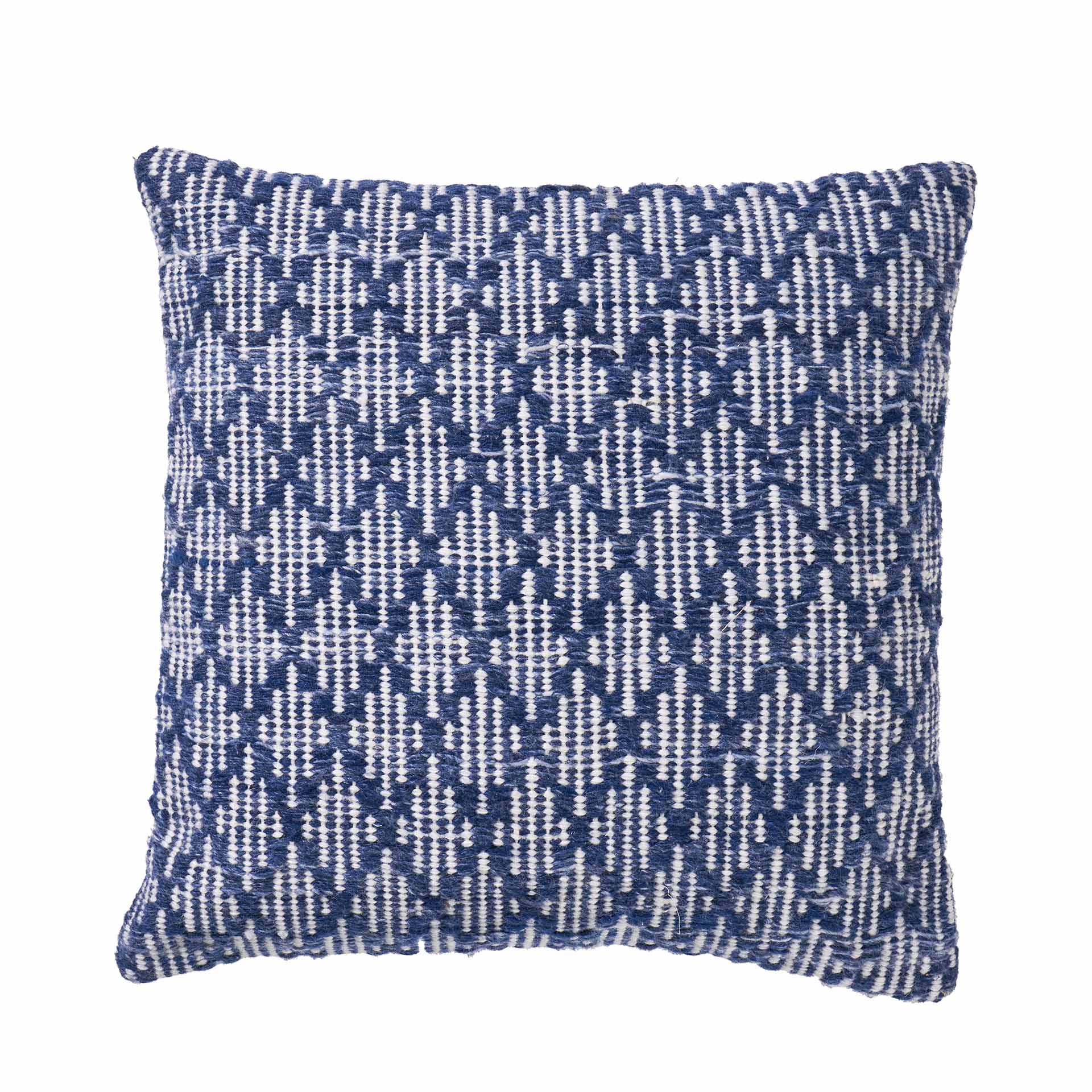 Denim Blue Ikat Outdoor Scatter Cushion