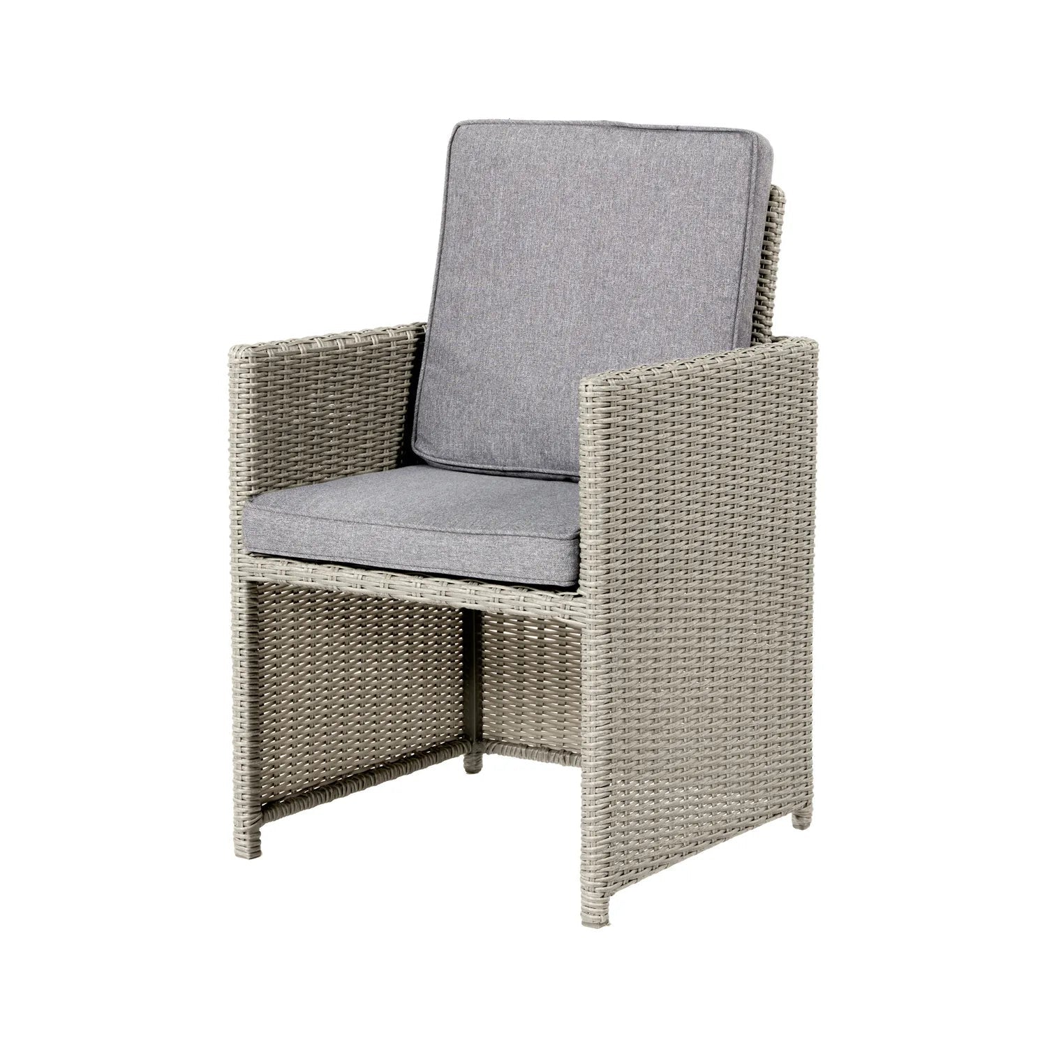 Devon Slate Grey Outdoor Cube Set with Ceramic Top