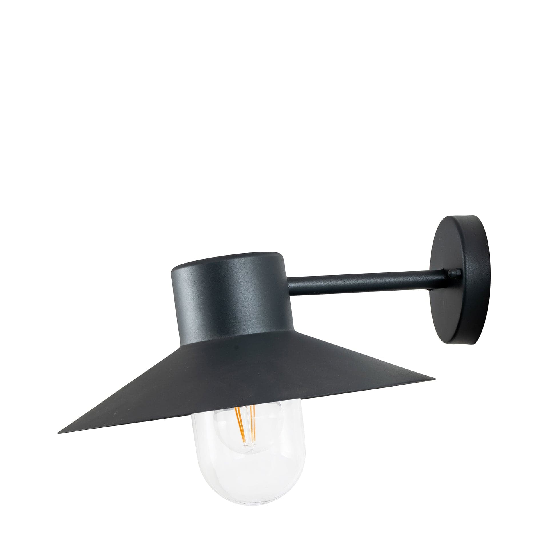 Grantham Dark Grey Outdoor Wall Light