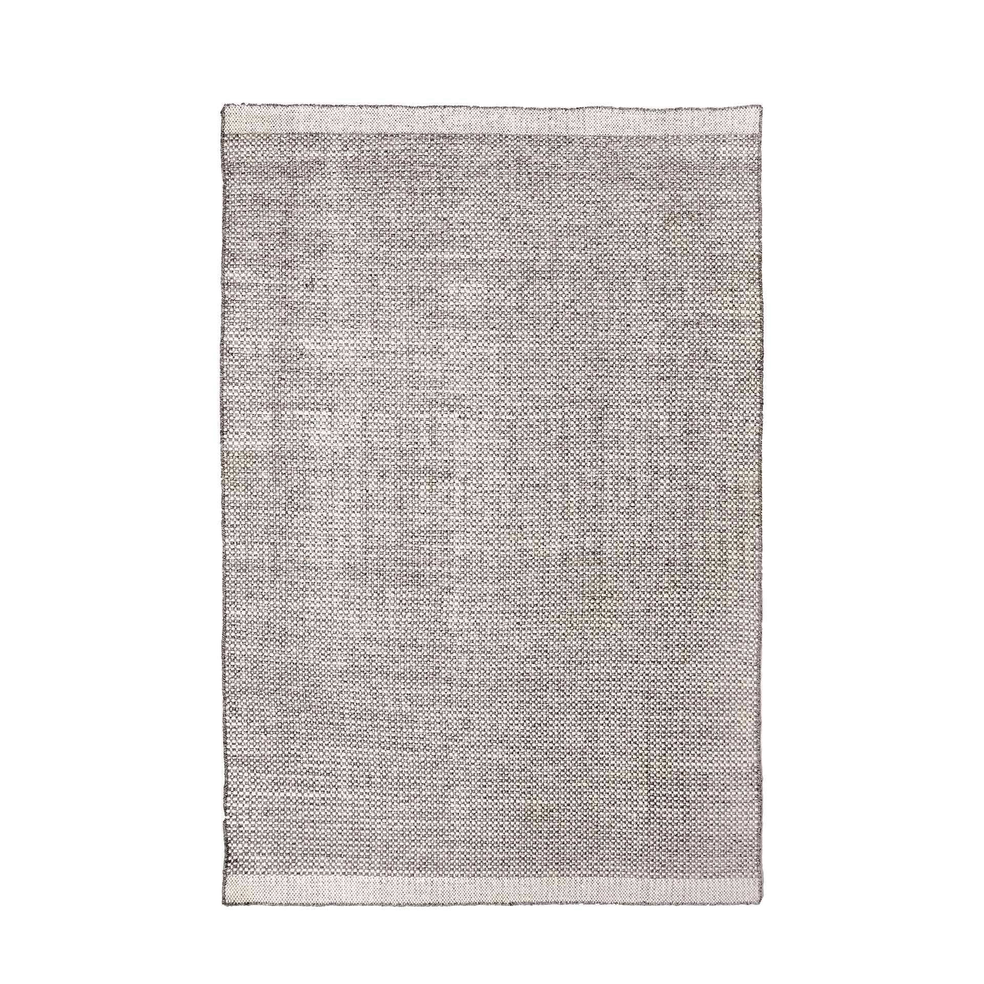Graphite Basket Weave Outdoor Rug