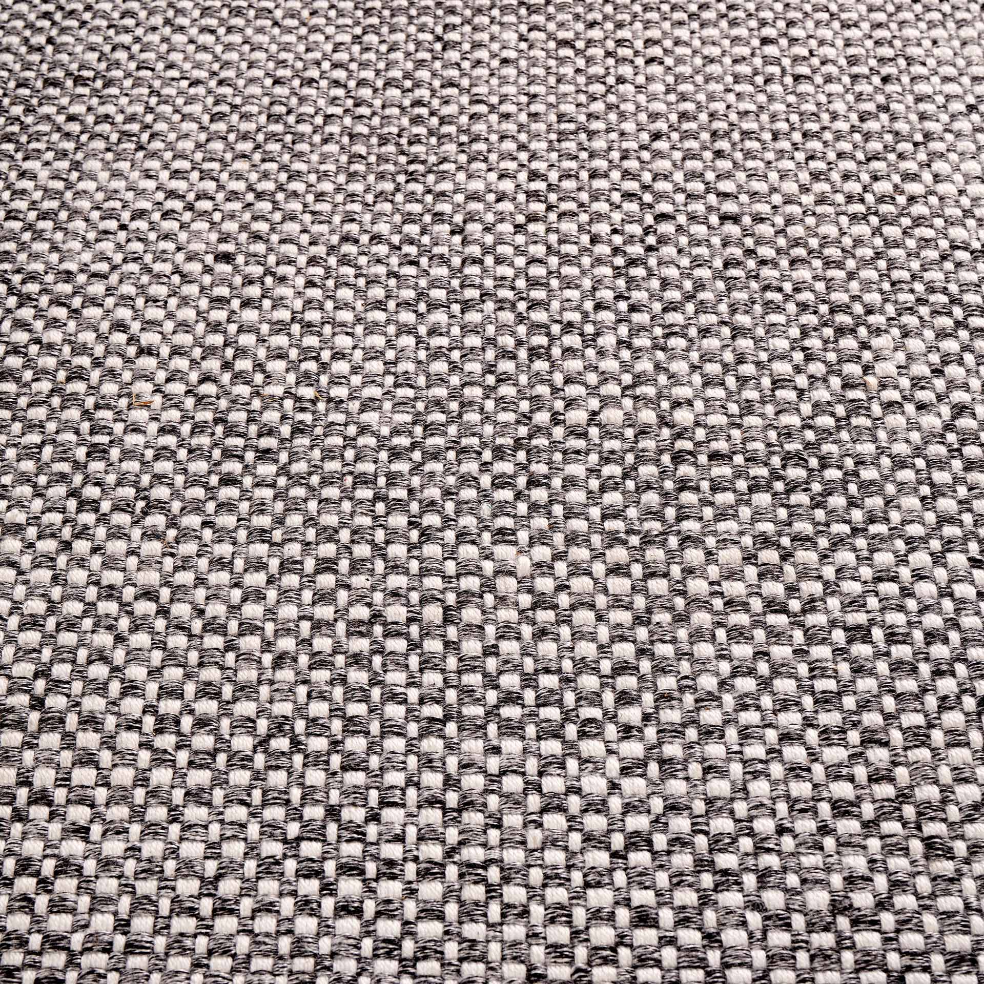 Graphite Basket Weave Outdoor Rug