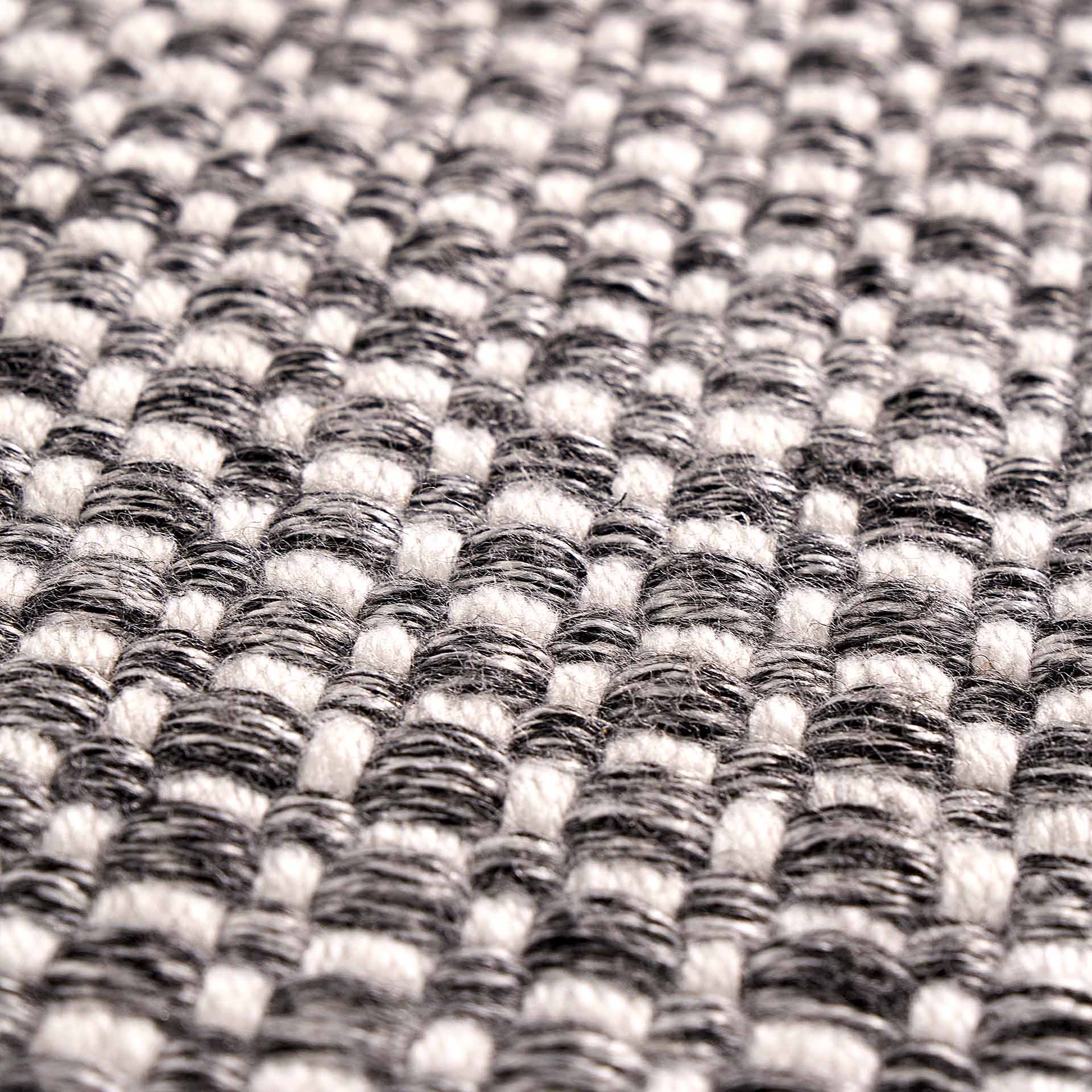 Graphite Basket Weave Outdoor Rug