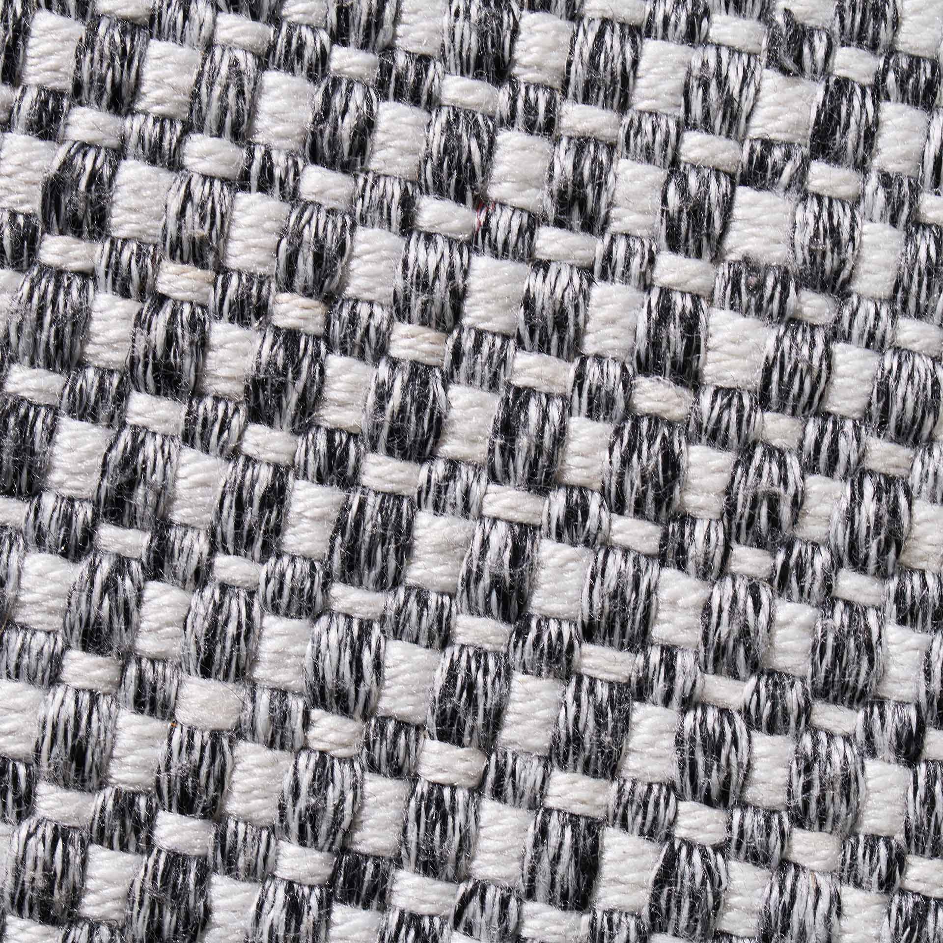 Graphite Basket Weave Outdoor Scatter Cushion