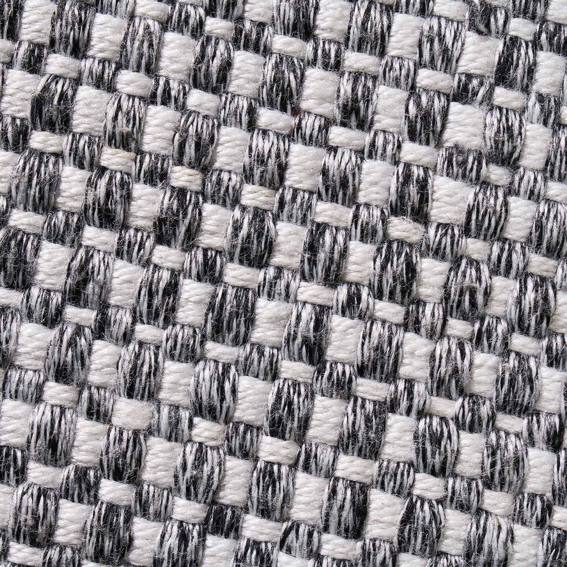 Graphite Basket Weave Outdoor Scatter Cushion