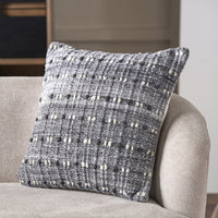 Grey Double Stitch Outdoor Scatter Cushion