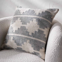 Grey Moroccan Outdoor Scatter Cushion