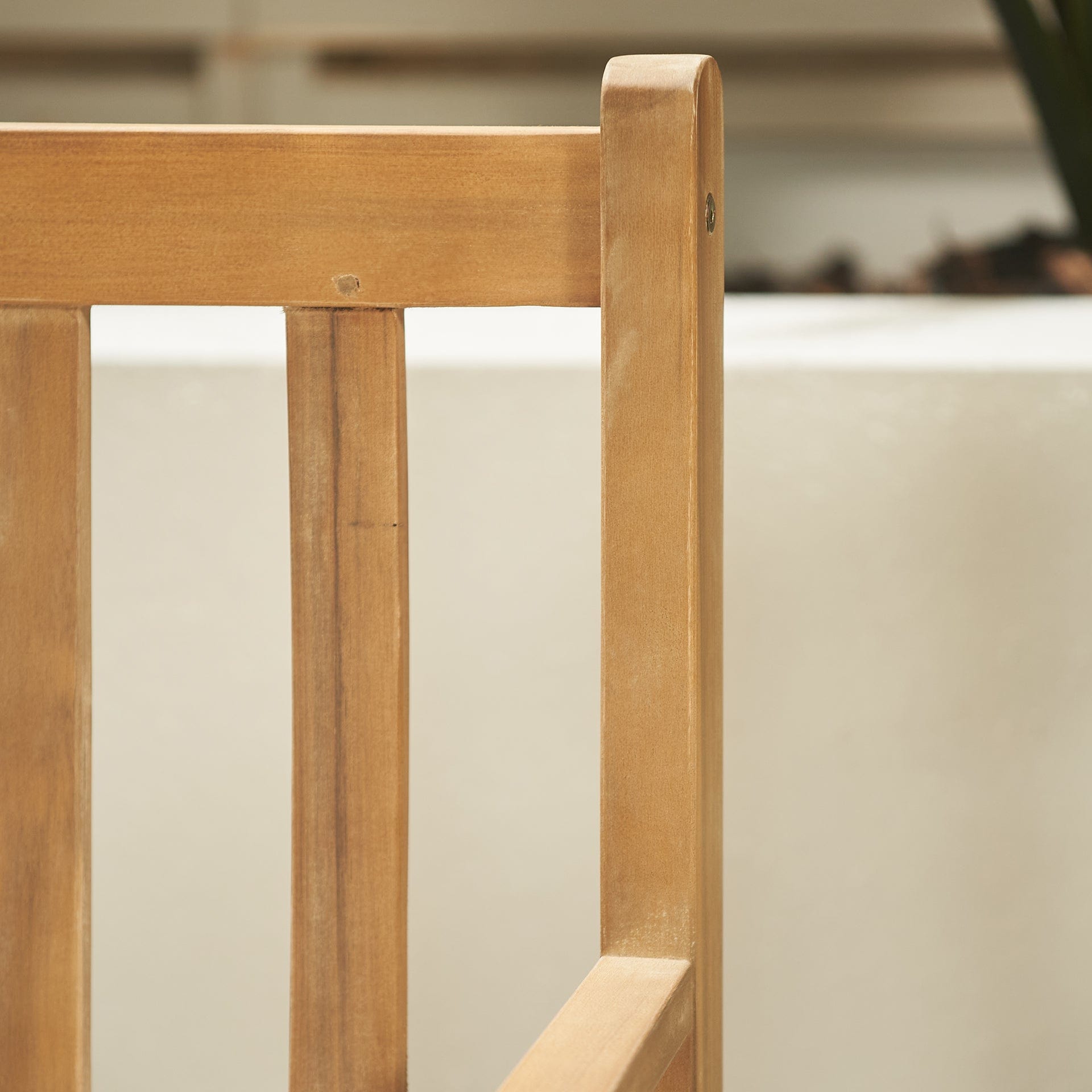 Hawthorne Light Teak 3 Seater Bench