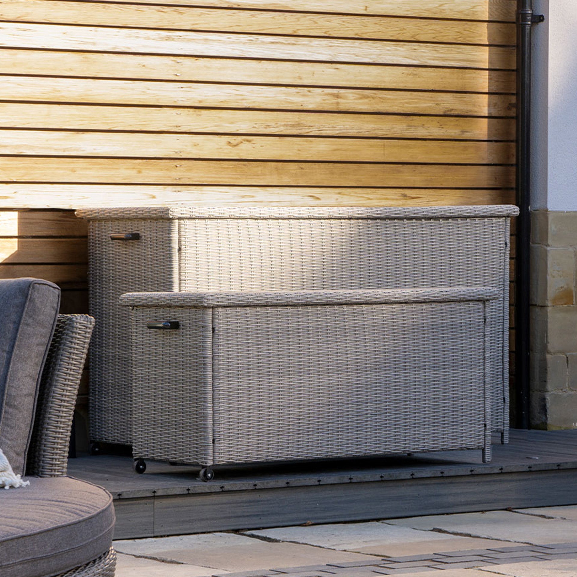 Kingsley Slate Grey Large Cushion Box