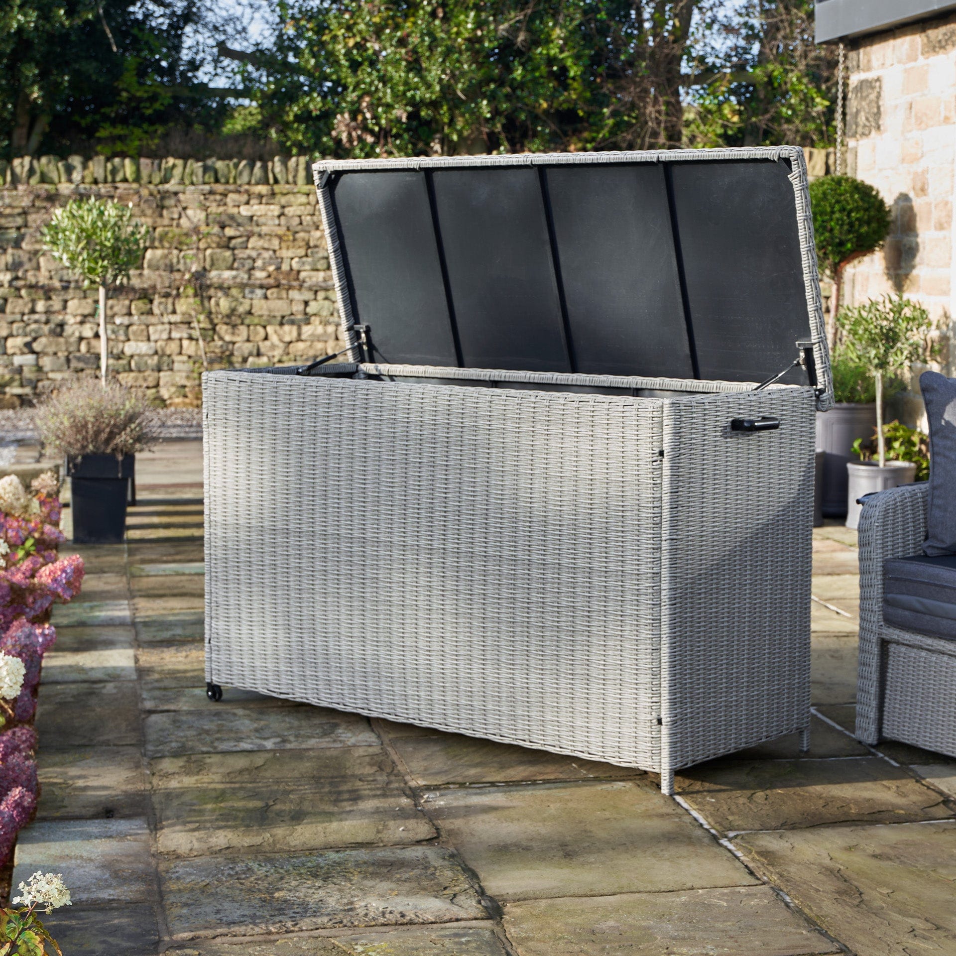 Kingsley Stone Grey Large Cushion Box