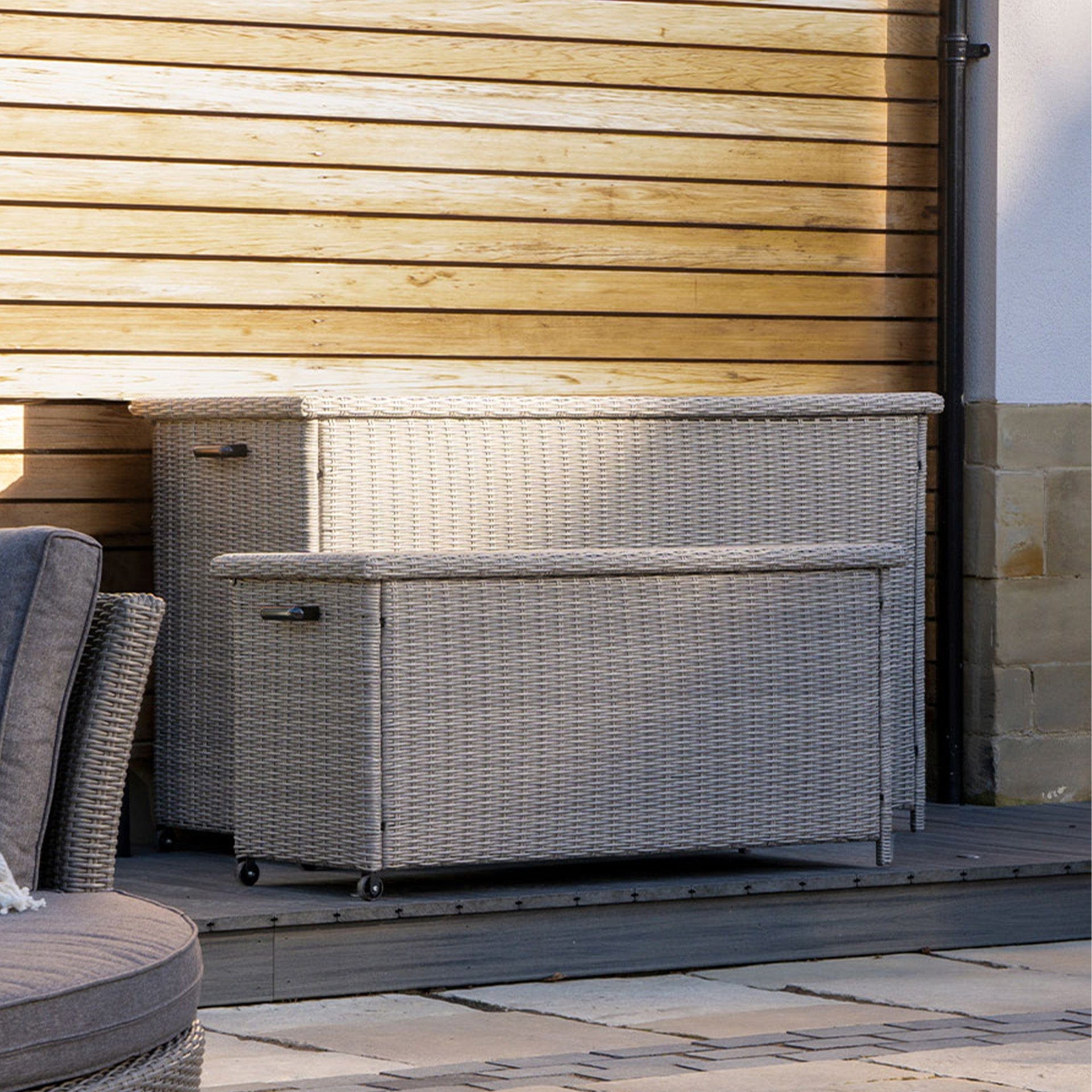 Kingsley Stone Grey Large Cushion Box