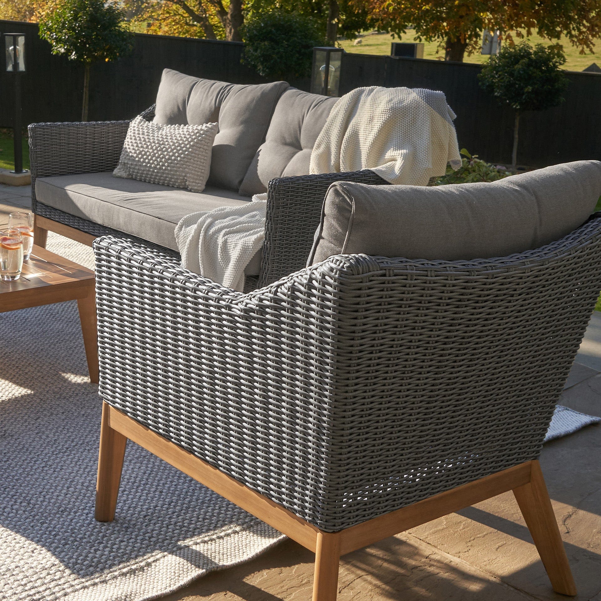 Lombok Grey Seating Set