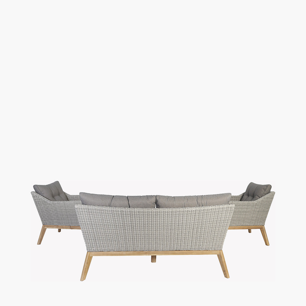 Lombok Light Grey Seating Set