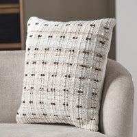 Natural Double Stitch Outdoor Scatter Cushion