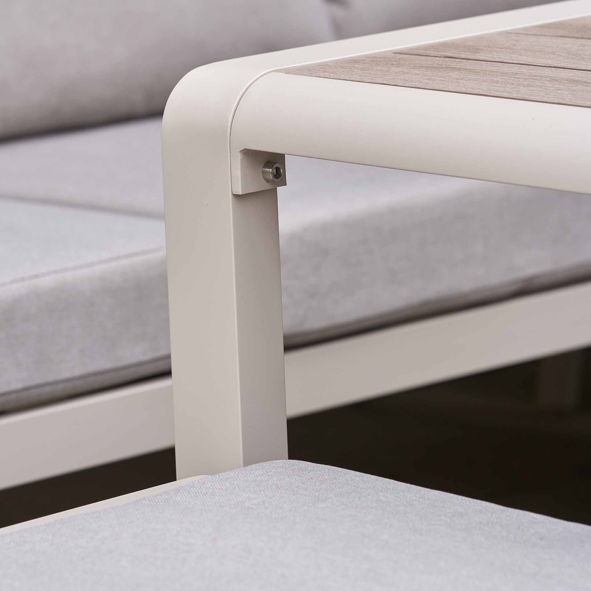 Pacific Aruba Latte Corner Seating Set