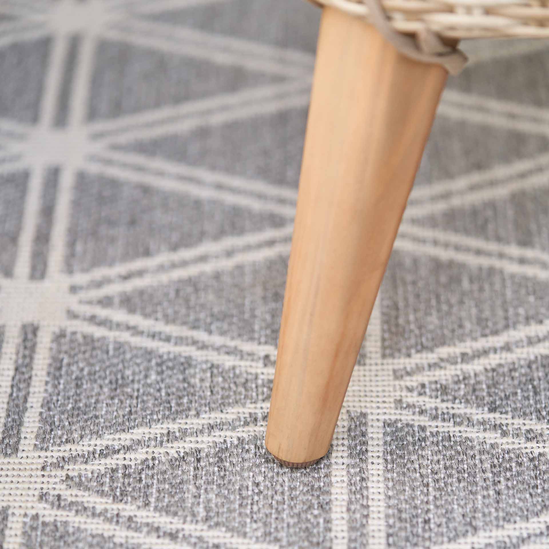 Pacific Cabon Woven Corner Set with Footstools