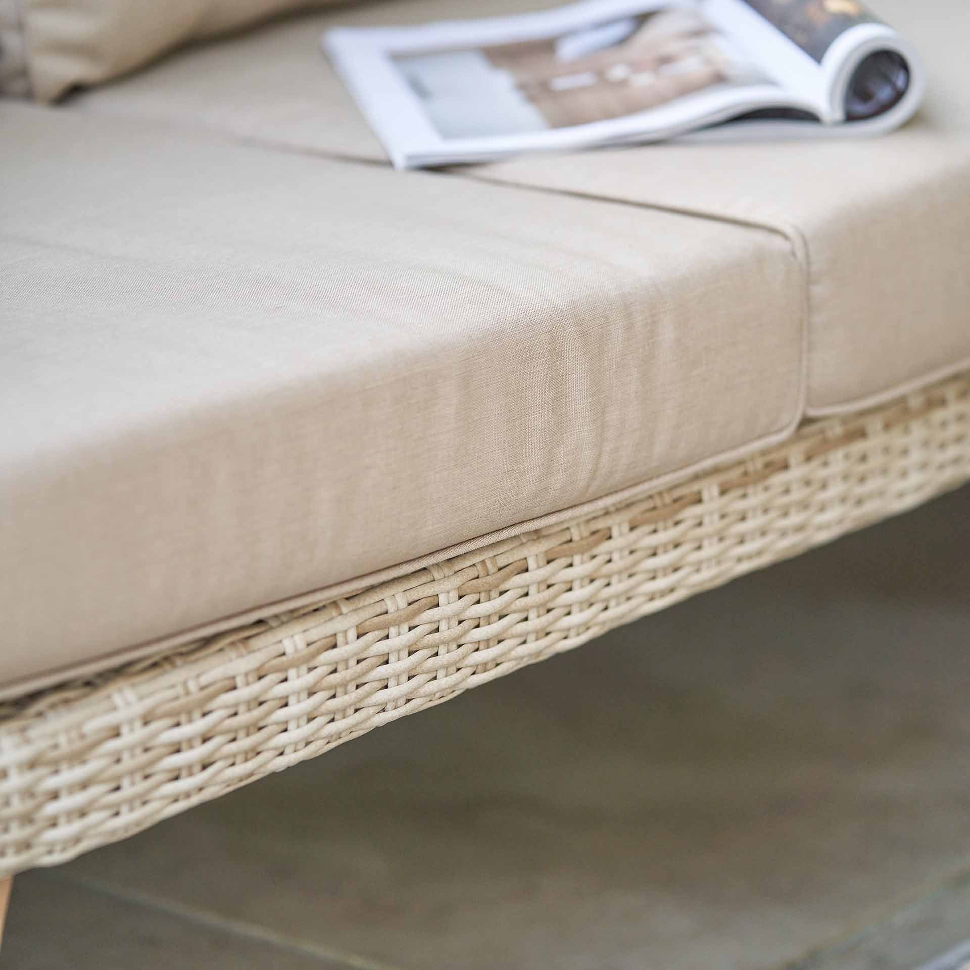 Pacific Cabon Woven Corner Set with Footstools