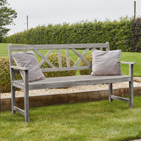 Pacific Cambridge Antique Grey 3 Seater Bench