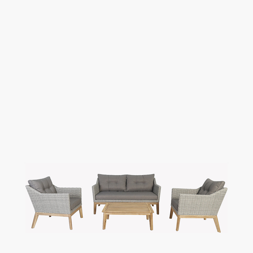 Pacific Larissa Kubu Light Grey Seating Set