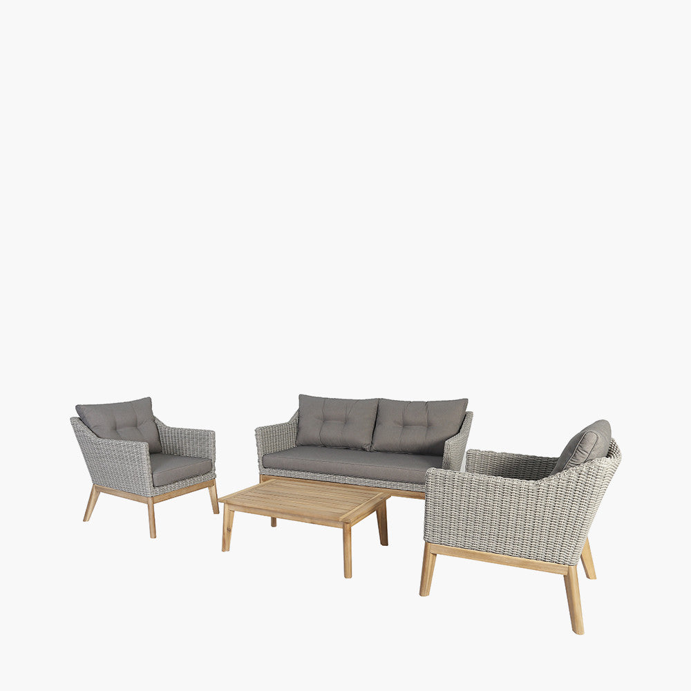 Pacific Larissa Kubu Light Grey Seating Set