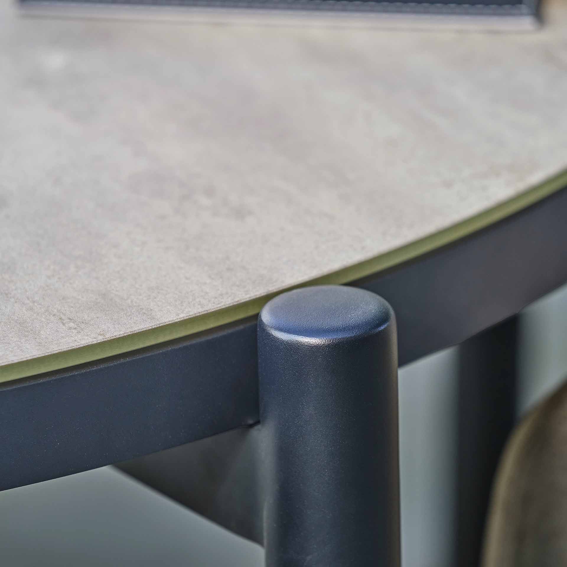 Pacific Nevada Putty 4 Seater Round Dining Set