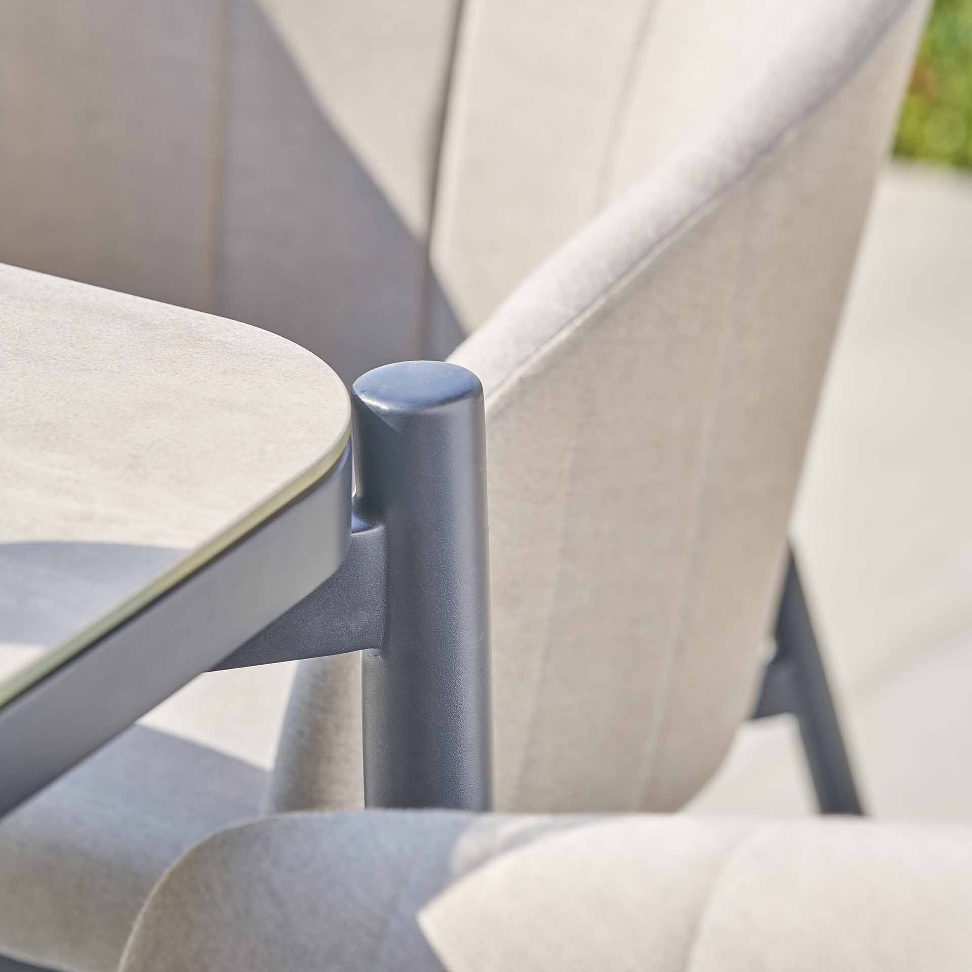 Pacific Nevada Putty 6 Seater Rectangular Dining Set