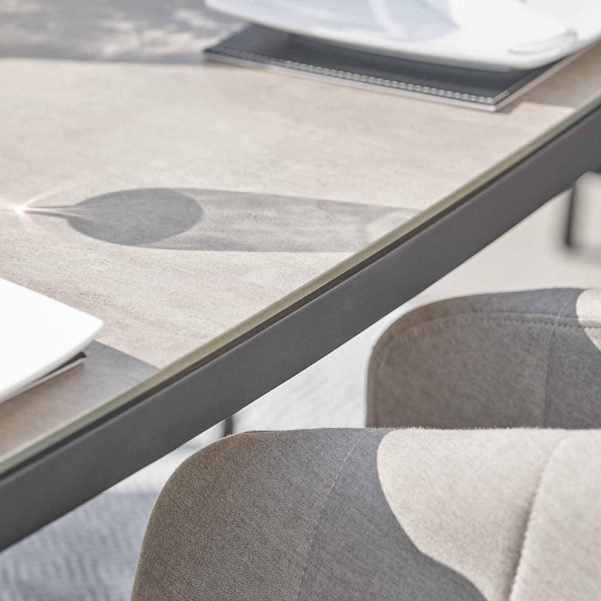 Pacific Nevada Putty 6 Seater Rectangular Dining Set