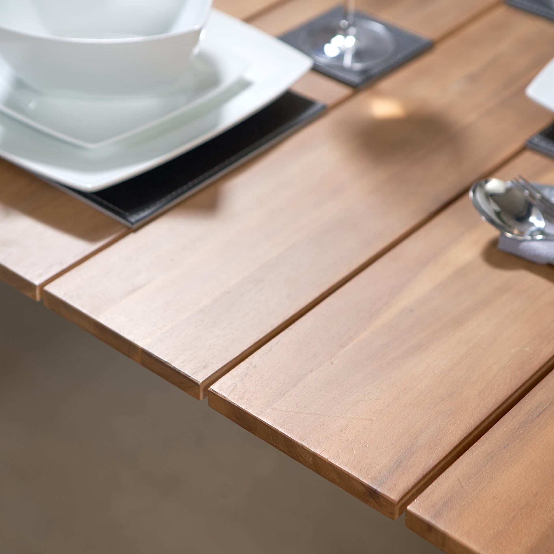 Pacific Reims Black 6 Seater Dining Set