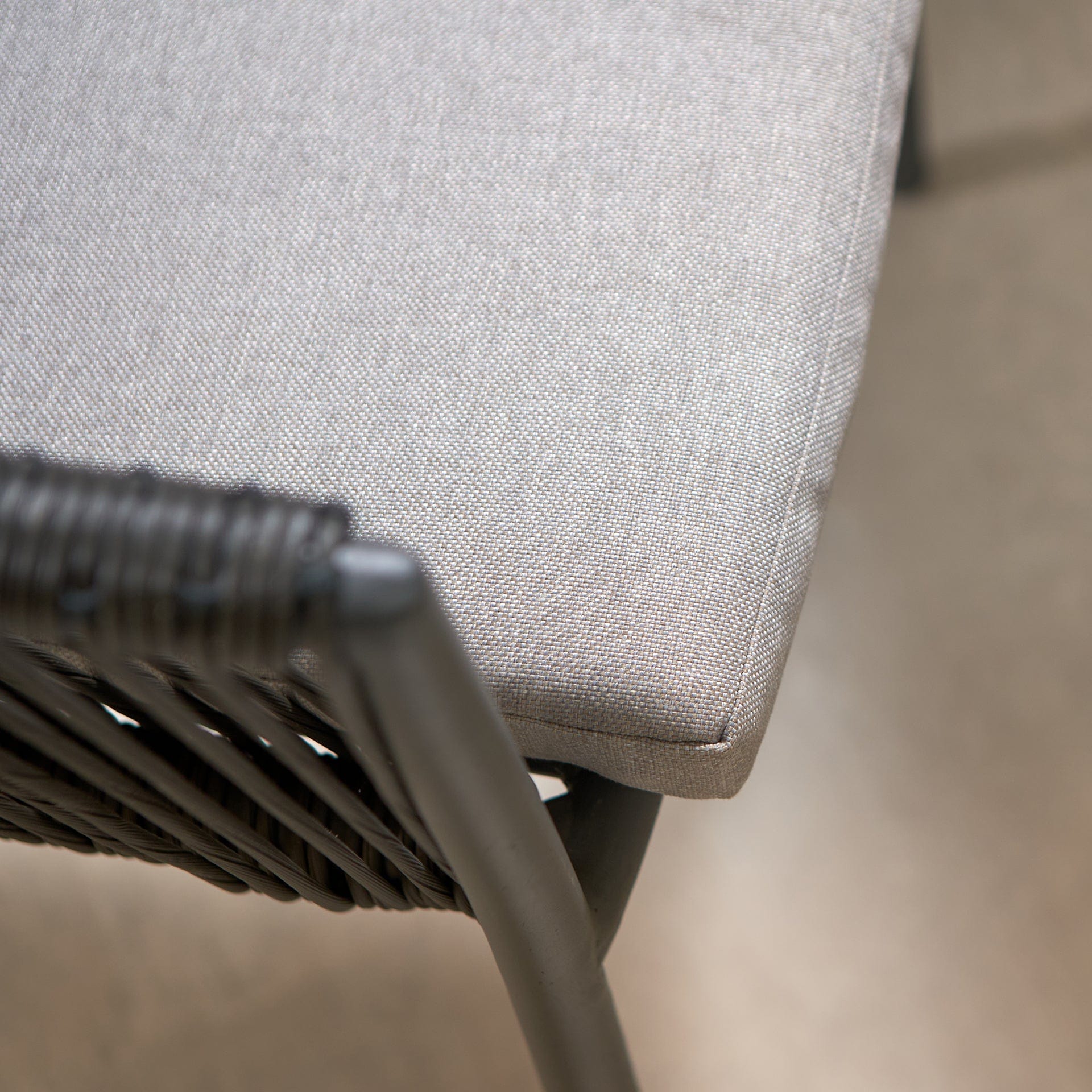 Pacific Reims Black 6 Seater Dining Set