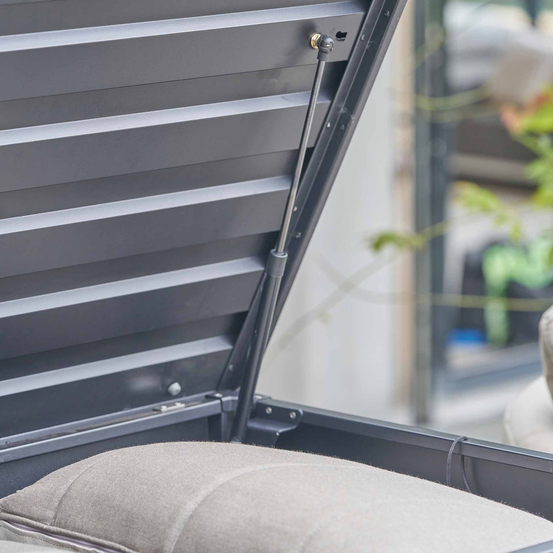 Pacific Rhode Island Anthracite Large Cushion Box