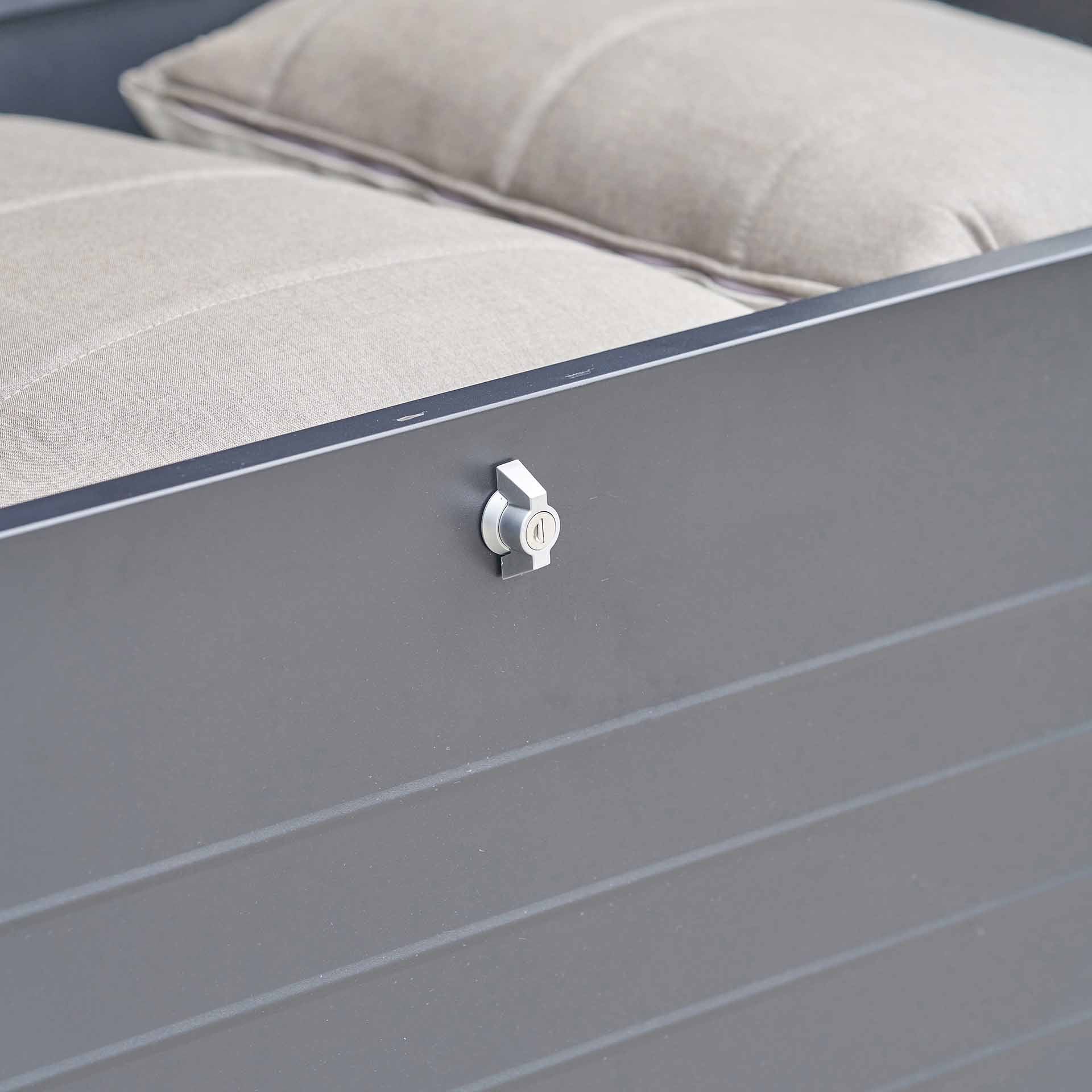 Pacific Rhode Island Anthracite Large Cushion Box