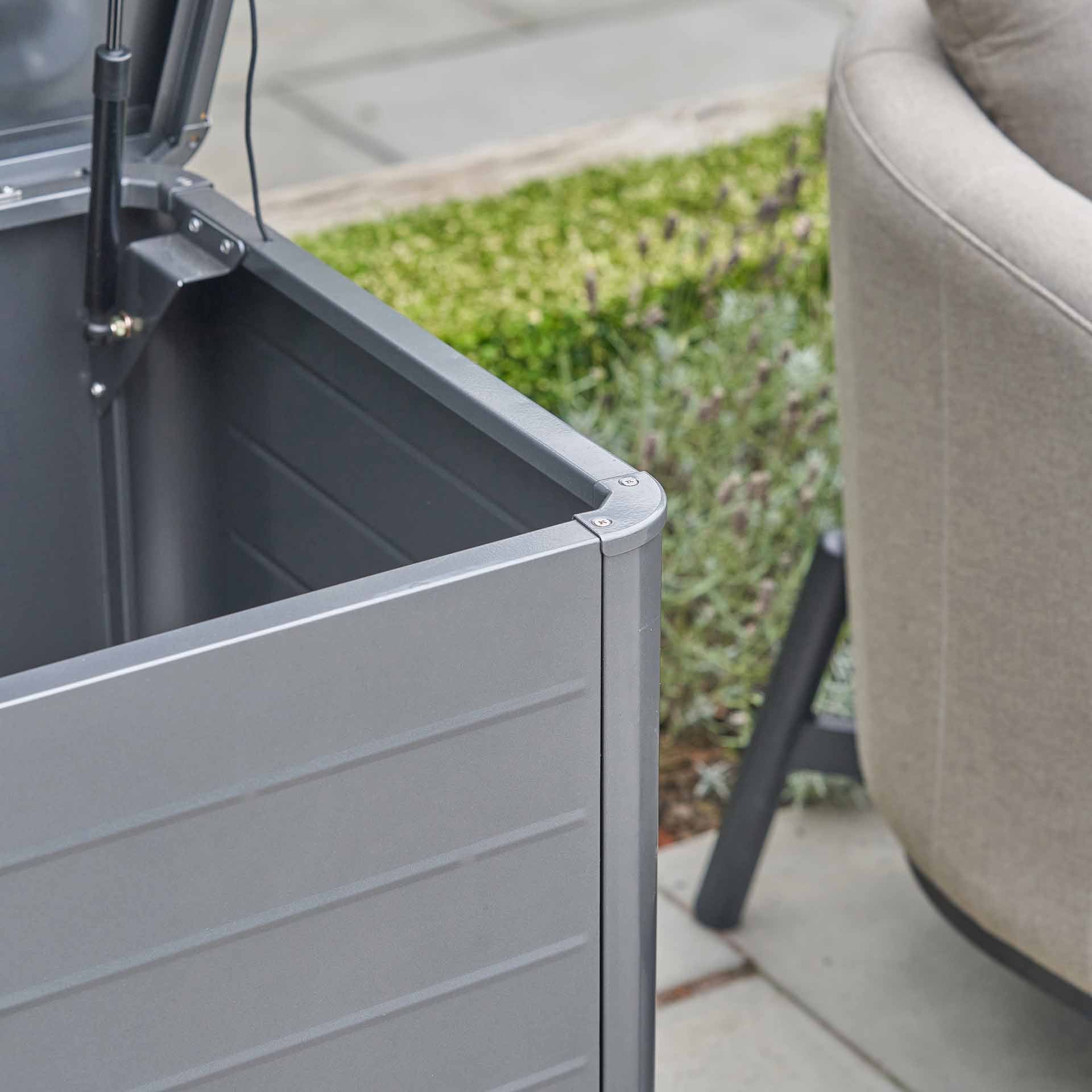 Pacific Rhode Island Anthracite Small Cushion Box