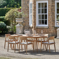 Pacific Salita Wooden 6 Seater Dining Set