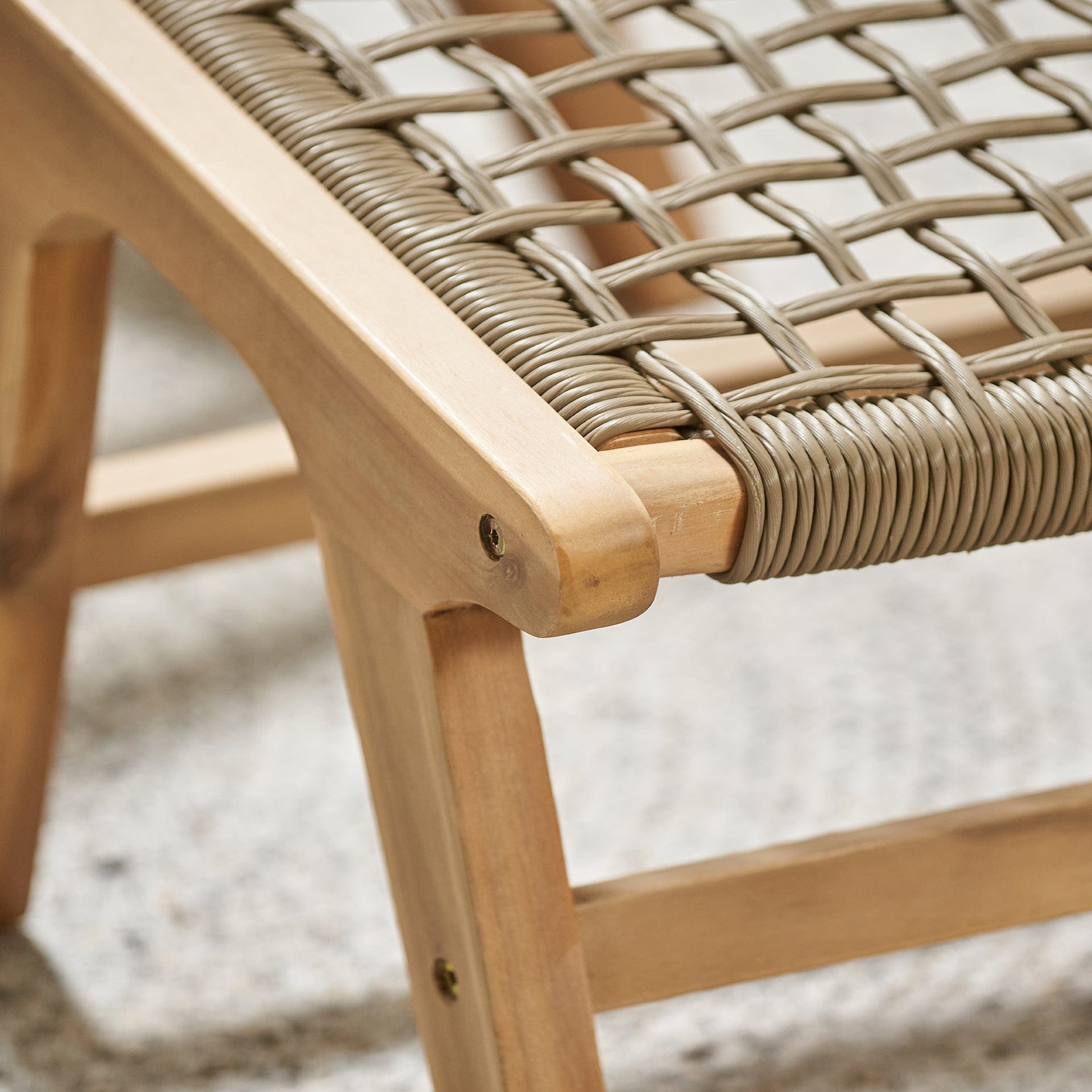 Pacific Sesto Chair & Hocker Set