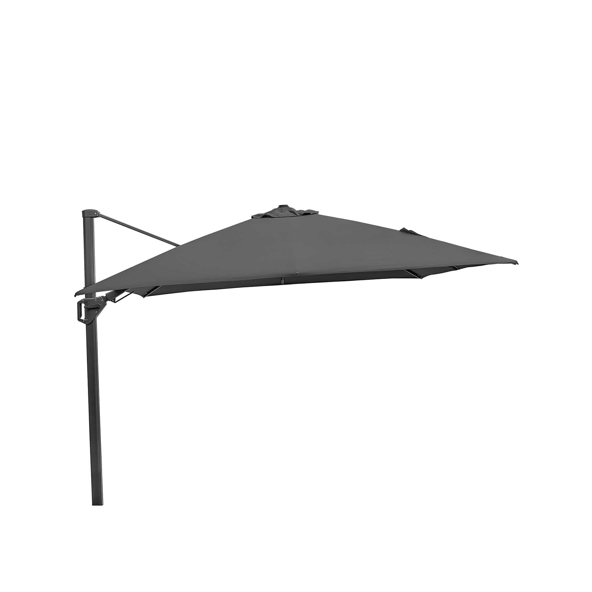 Platinum Challenger Anthracite 3m Square Parasol