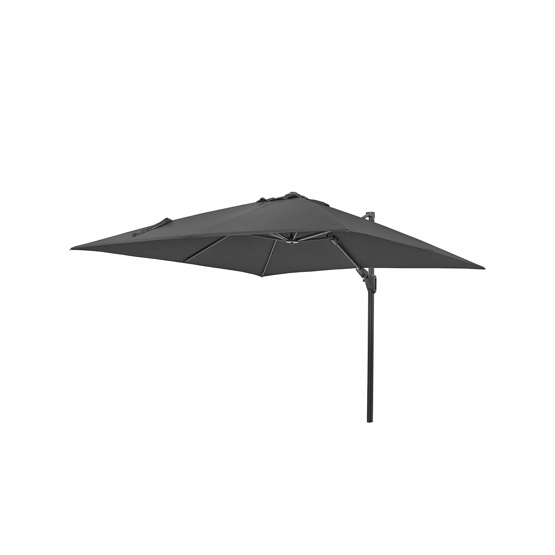 Platinum Challenger Anthracite 3m Square Parasol