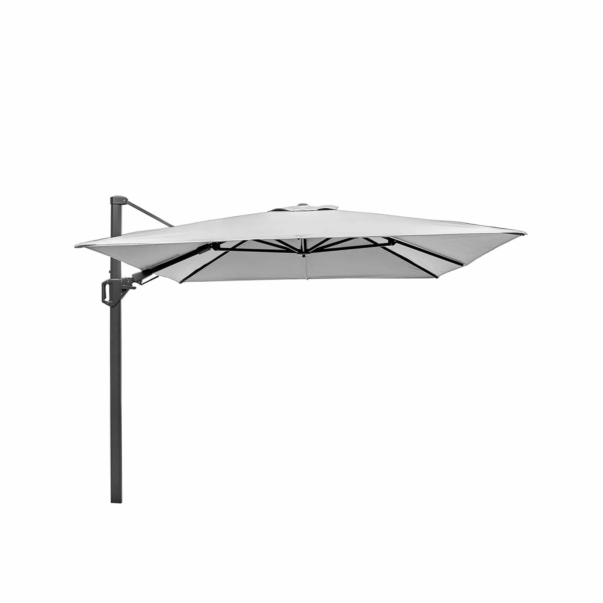 Platinum Challenger Light Grey 3.5m Rectangular Parasol
