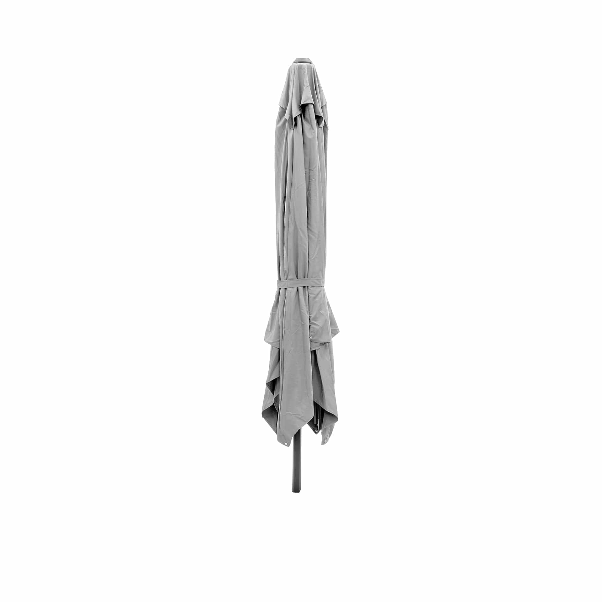Platinum Challenger Light Grey 3m Square Parasol
