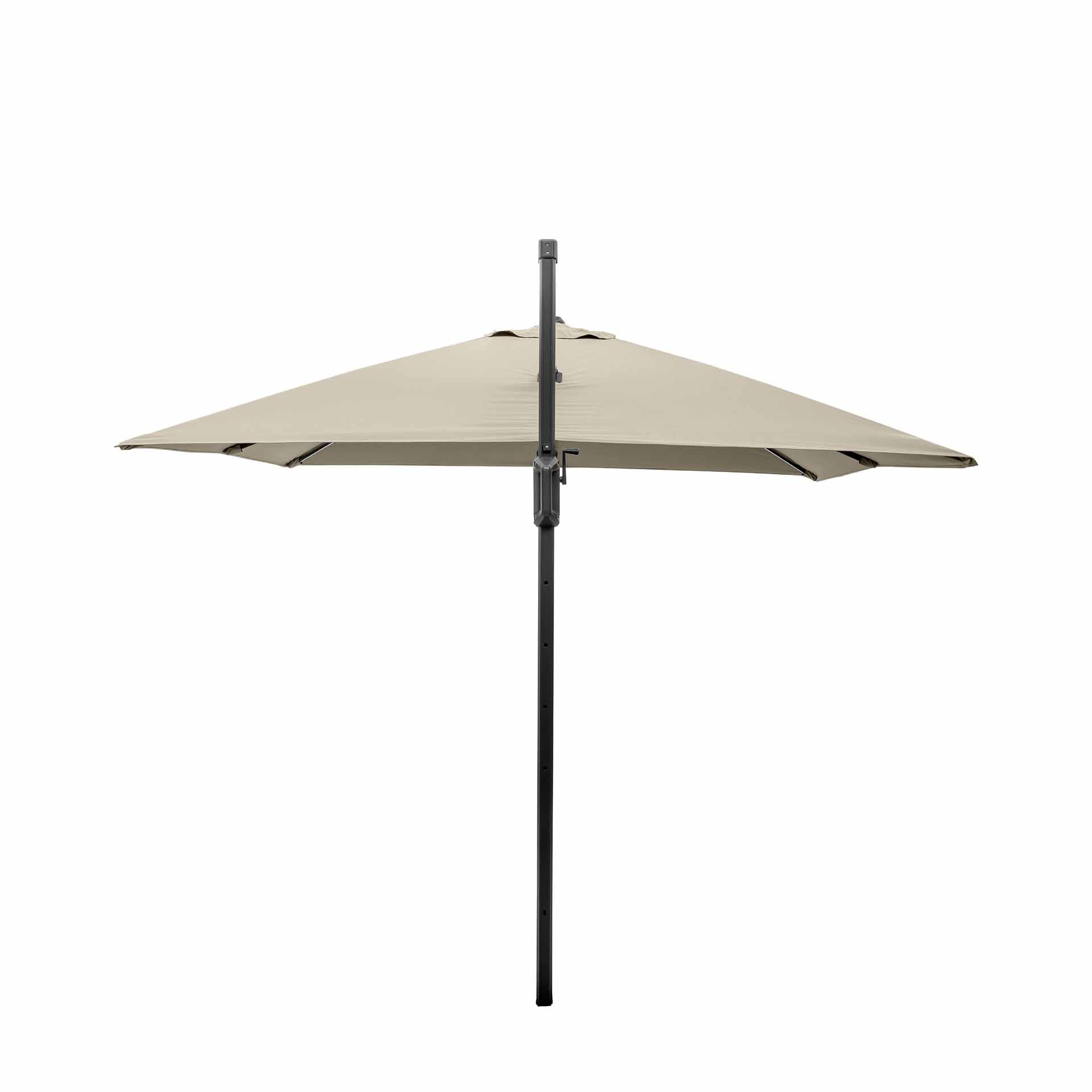 Platinum Glow Challenger Champagne 3m Square Parasol