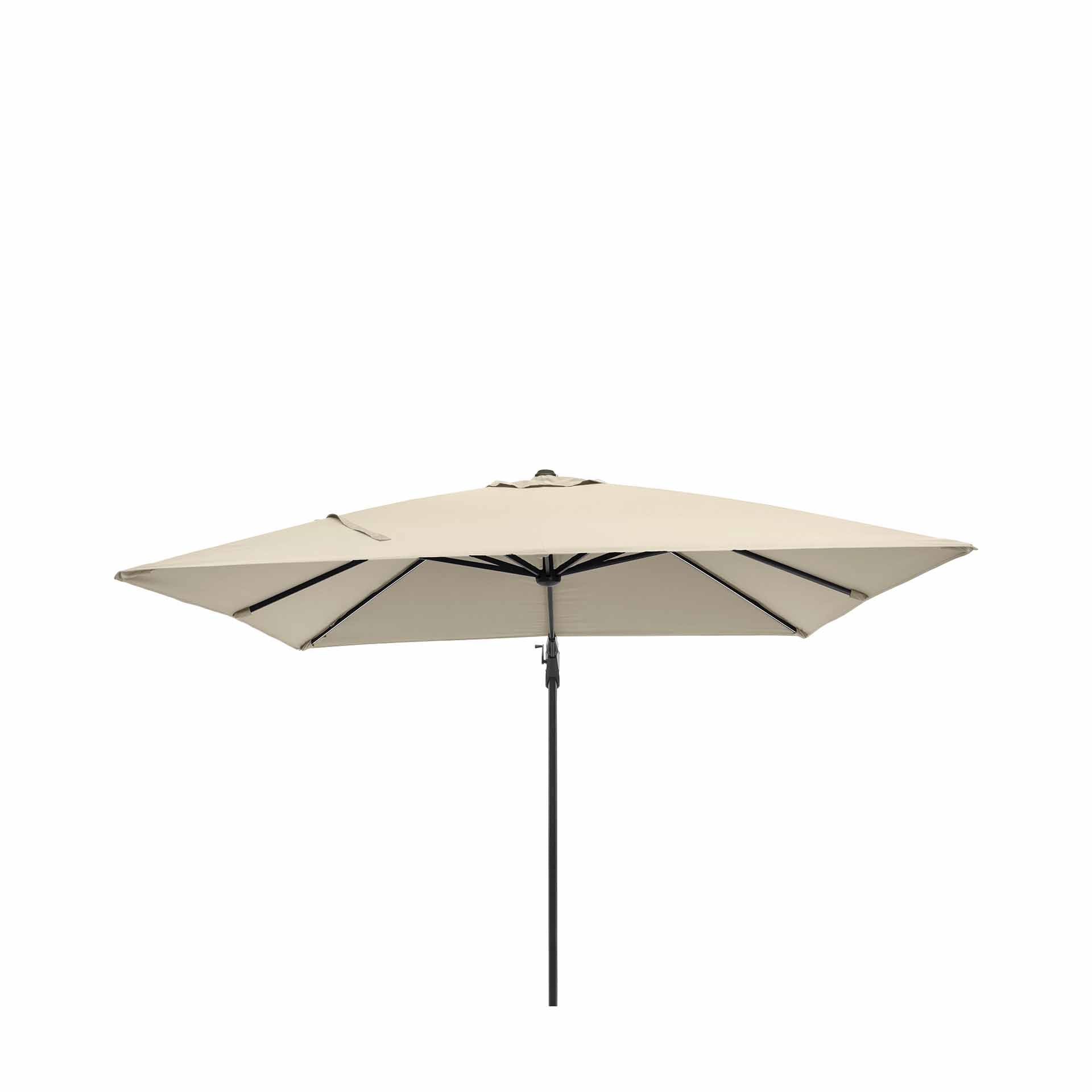 Platinum Glow Challenger Champagne 3m Square Parasol