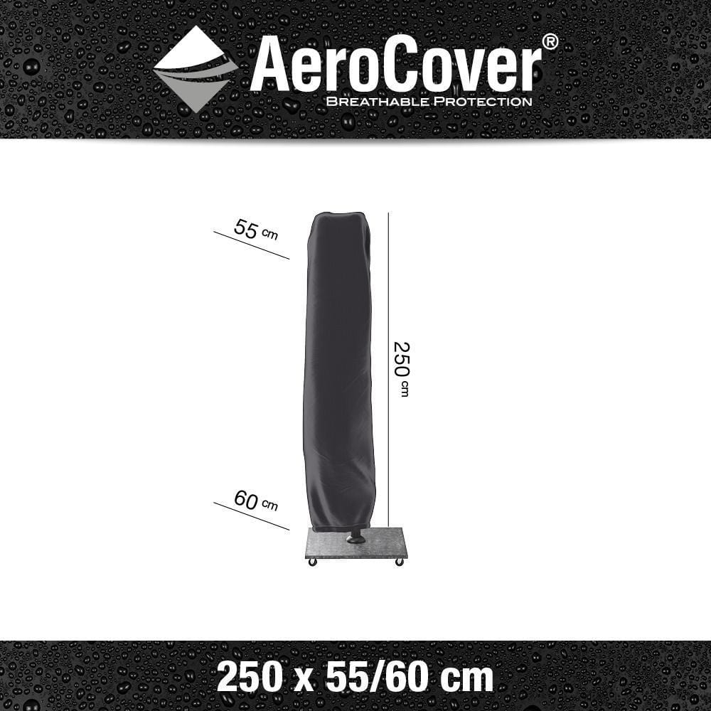 Platinum Glow Challenger Light Grey 3m Square Parasol