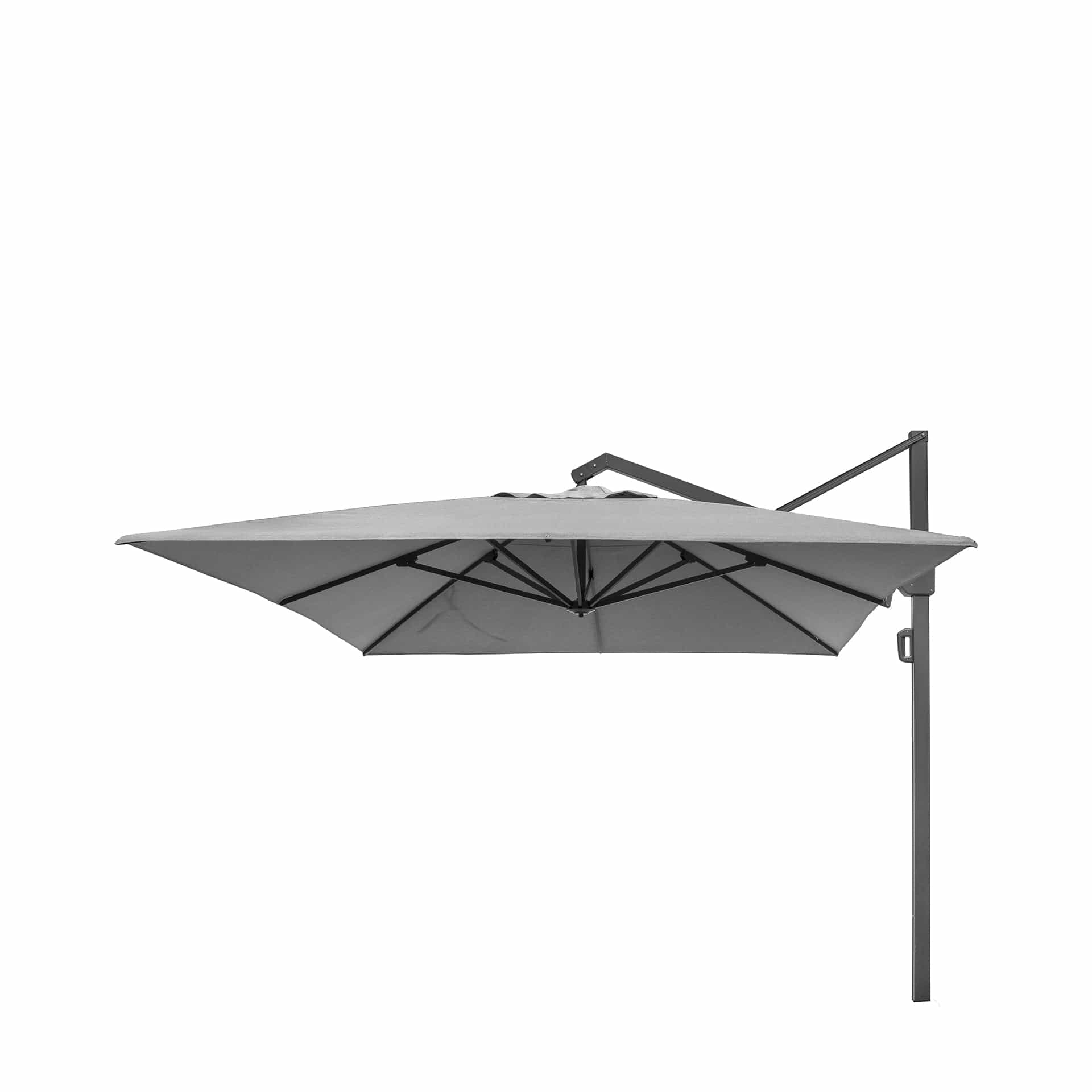 Platinum Icon Marl Grey 4m Rectangular Parasol