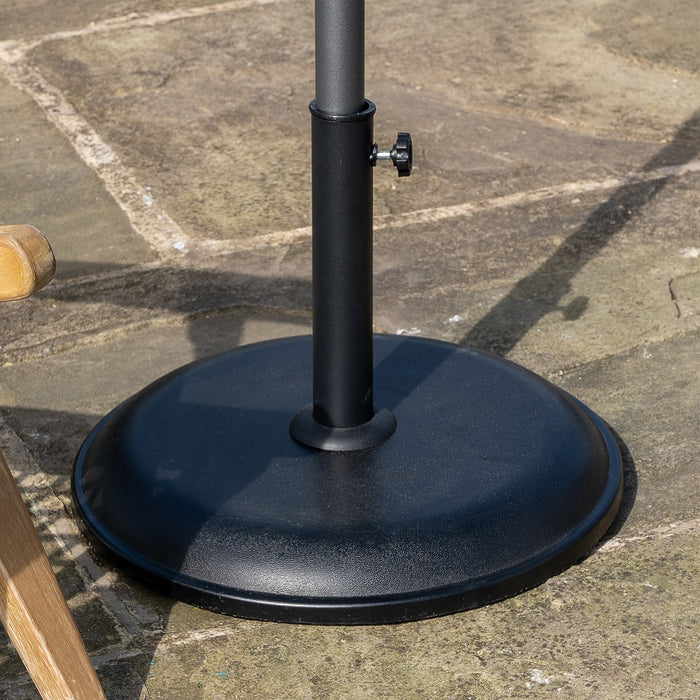 Platinum Piemonte Black Concrete 25KG Parasol Base