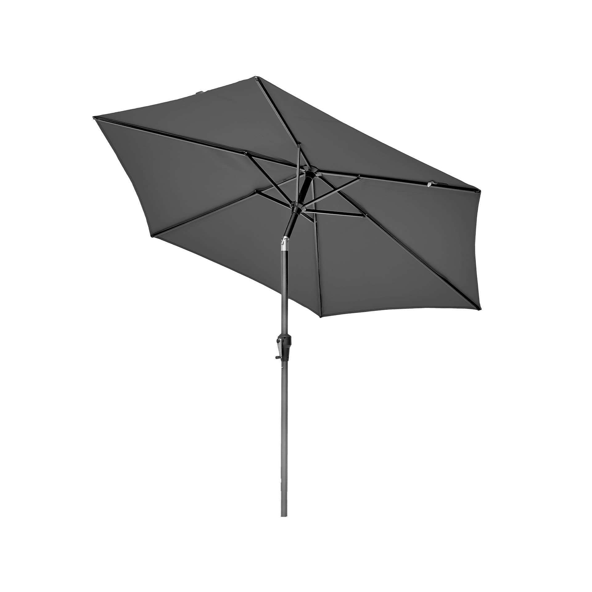 Platinum Riva Anthracite 2.5m Round Parasol