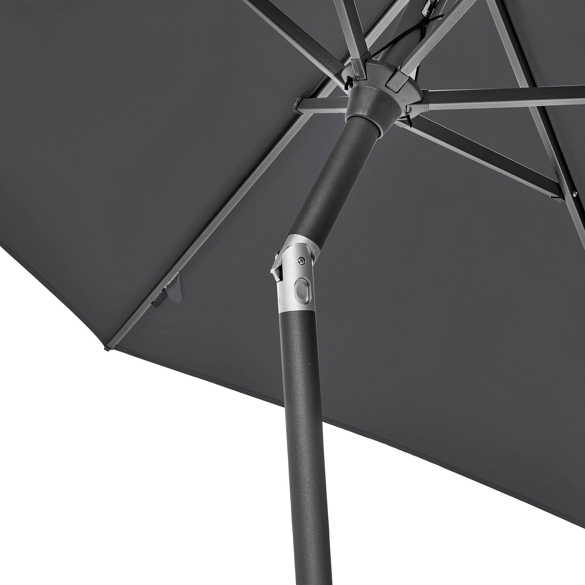 Platinum Riva Anthracite 2.5m Round Parasol