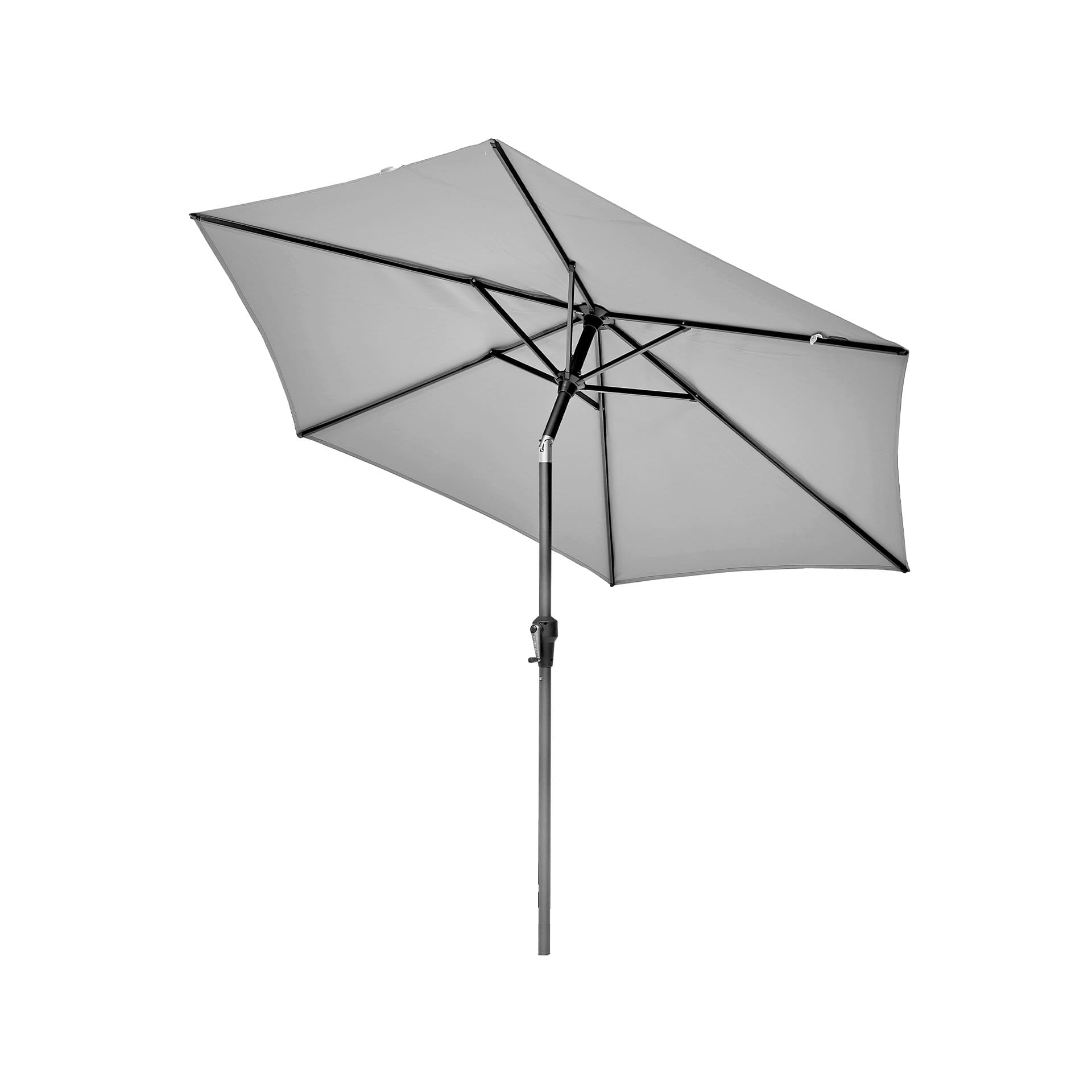 Platinum Riva Light Grey 2.5m Round Parasol