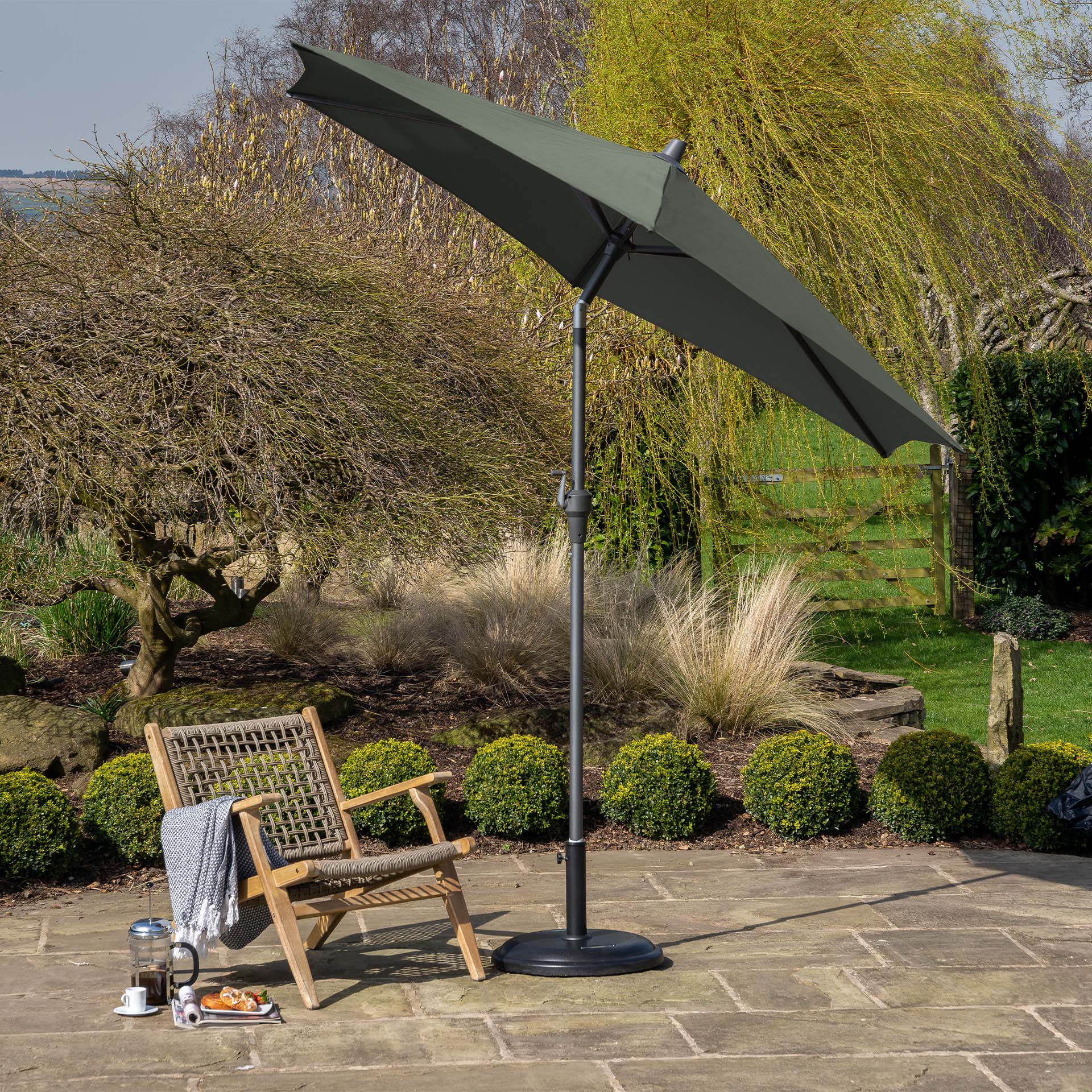 Platinum Riva Olive 2.5m Round Parasol