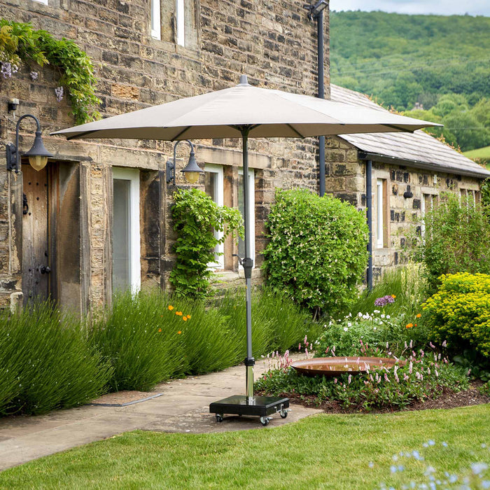 Platinum Riva Taupe 3.5m Round Parasol