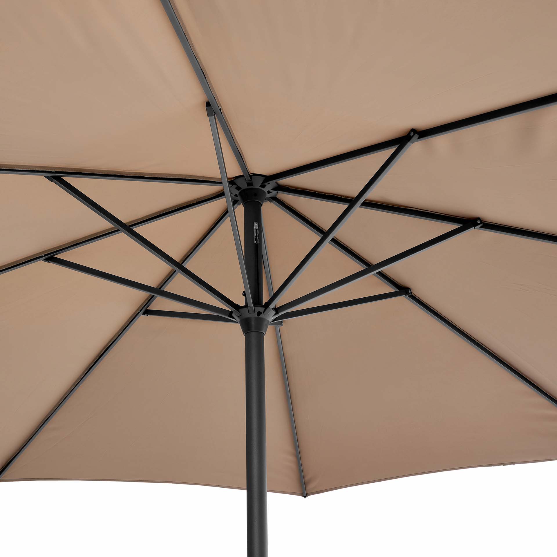 Platinum Riva Taupe 3.5m Round Parasol