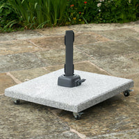 Platinum Salerno Hammered Grey 90KG Parasol Base