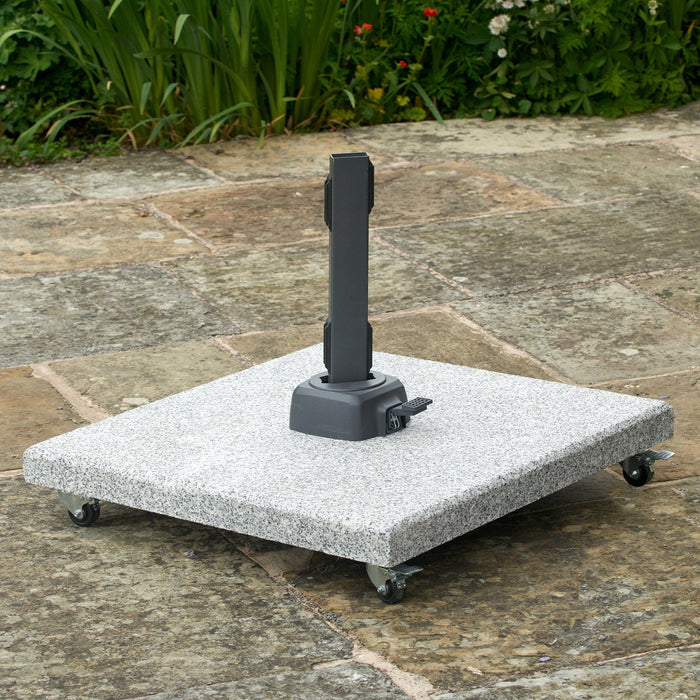 Platinum Salerno Hammered Grey 90KG Parasol Base